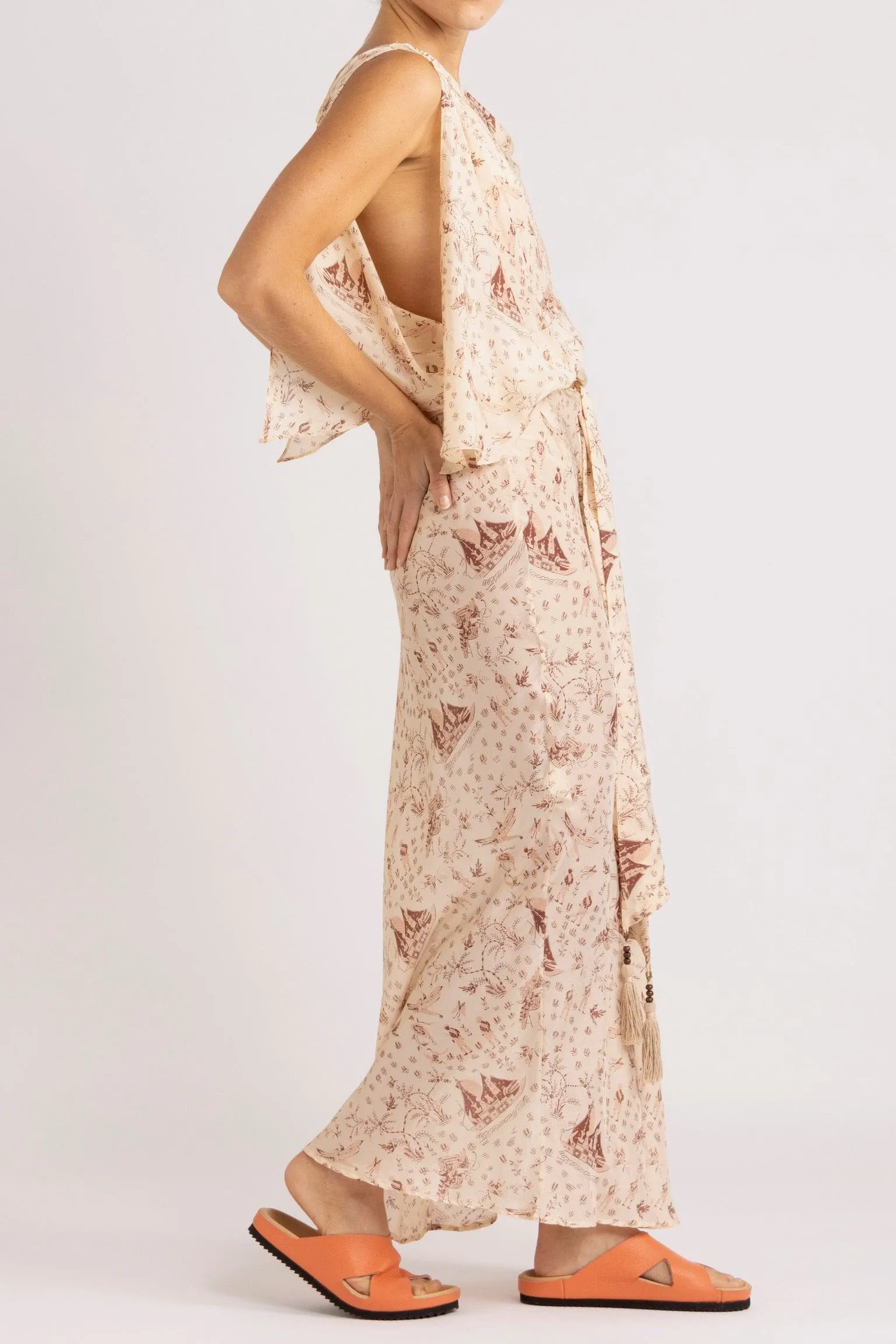 Sinclair Silk Habotai Goddess Dress