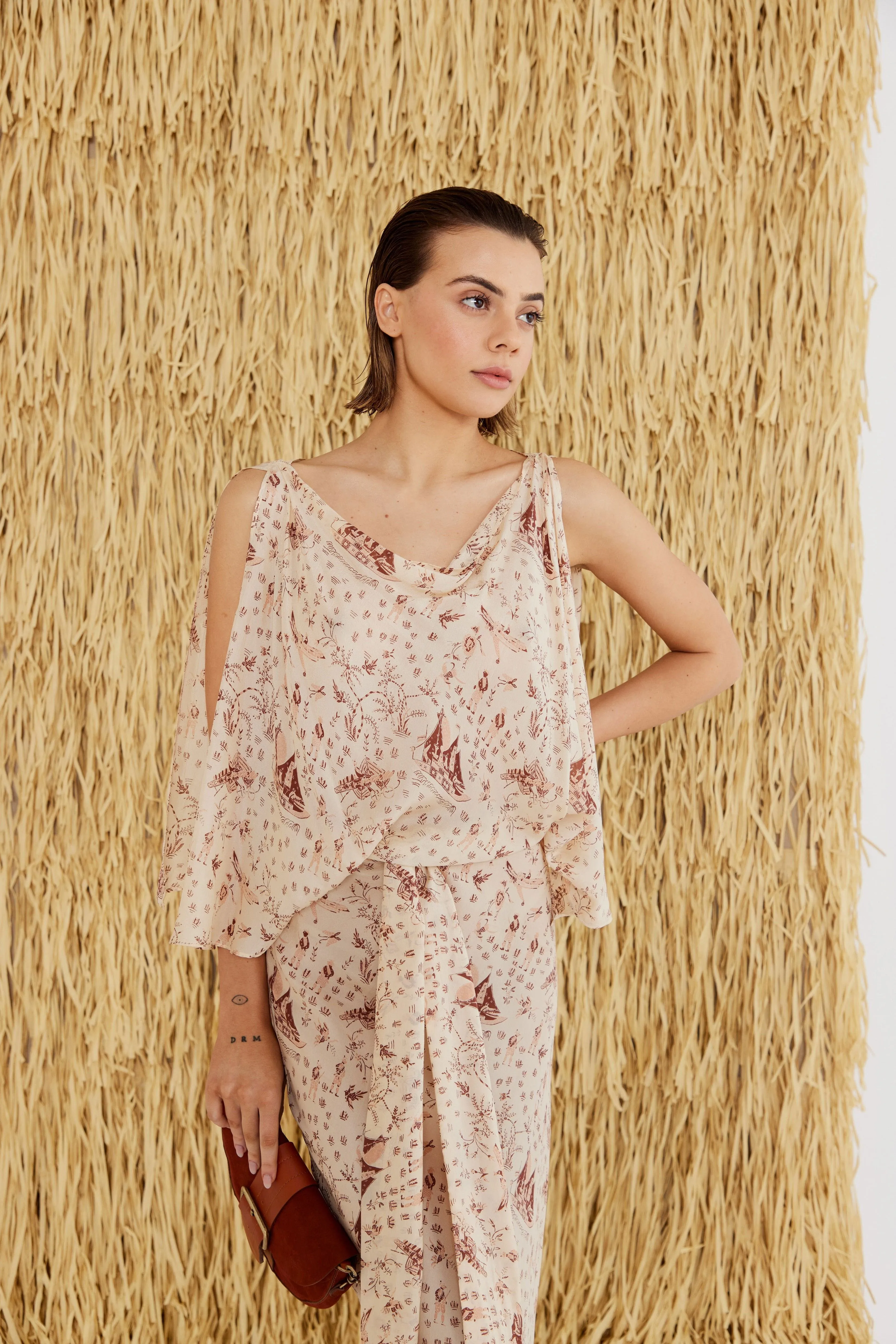 Sinclair Silk Habotai Goddess Dress