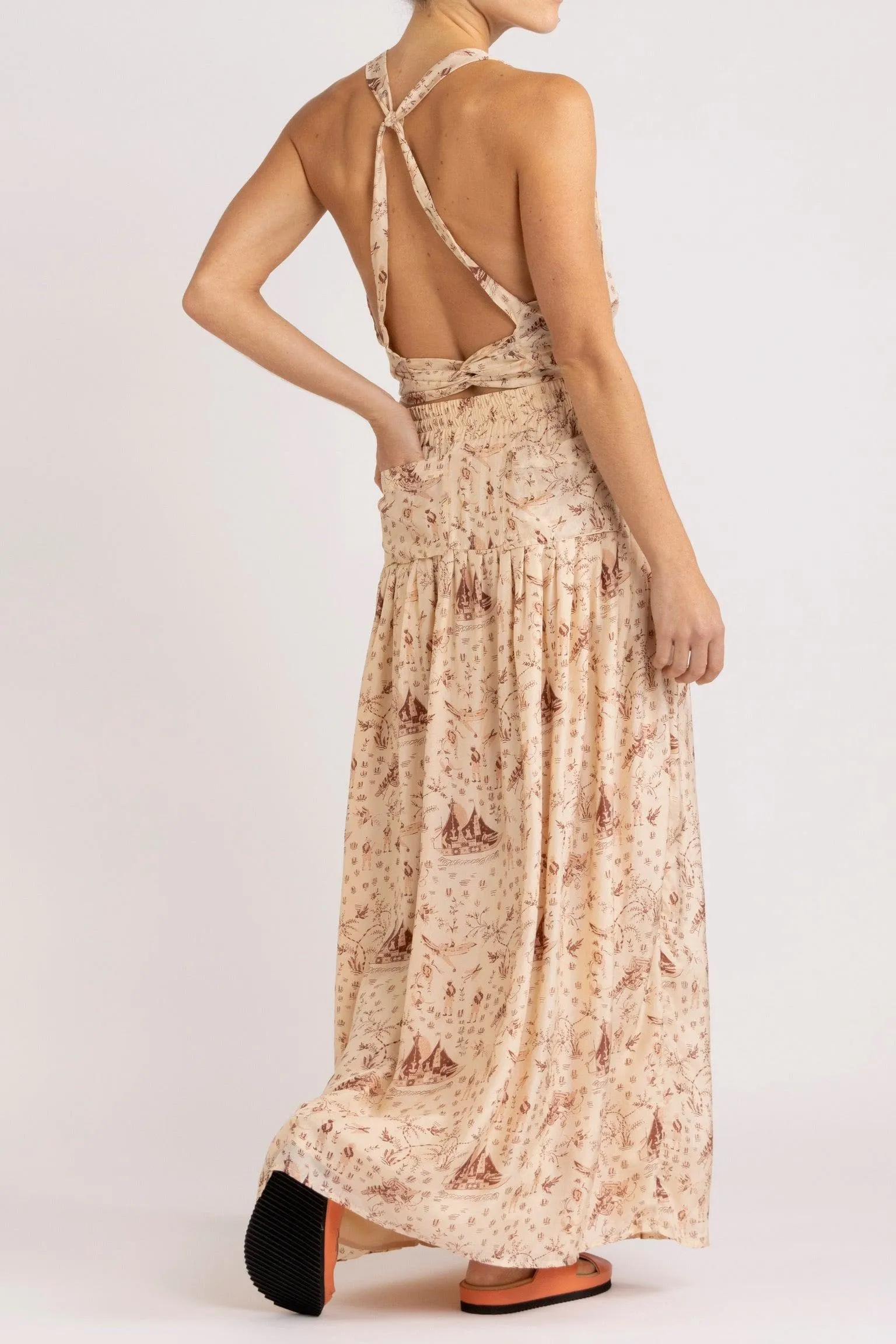 Sinclair Silk Habotai Skirt