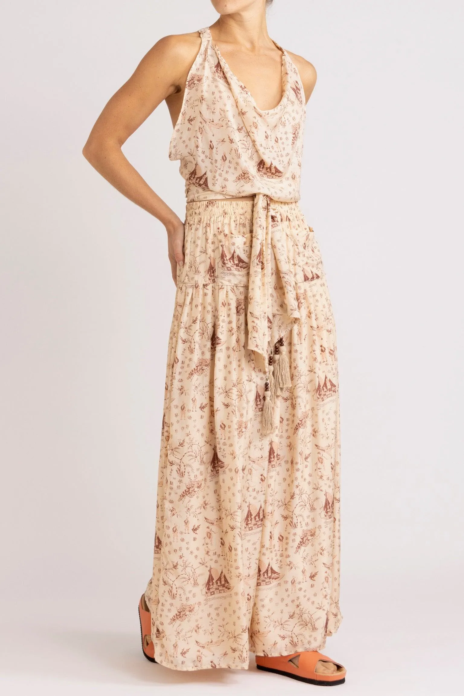 Sinclair Silk Habotai Skirt