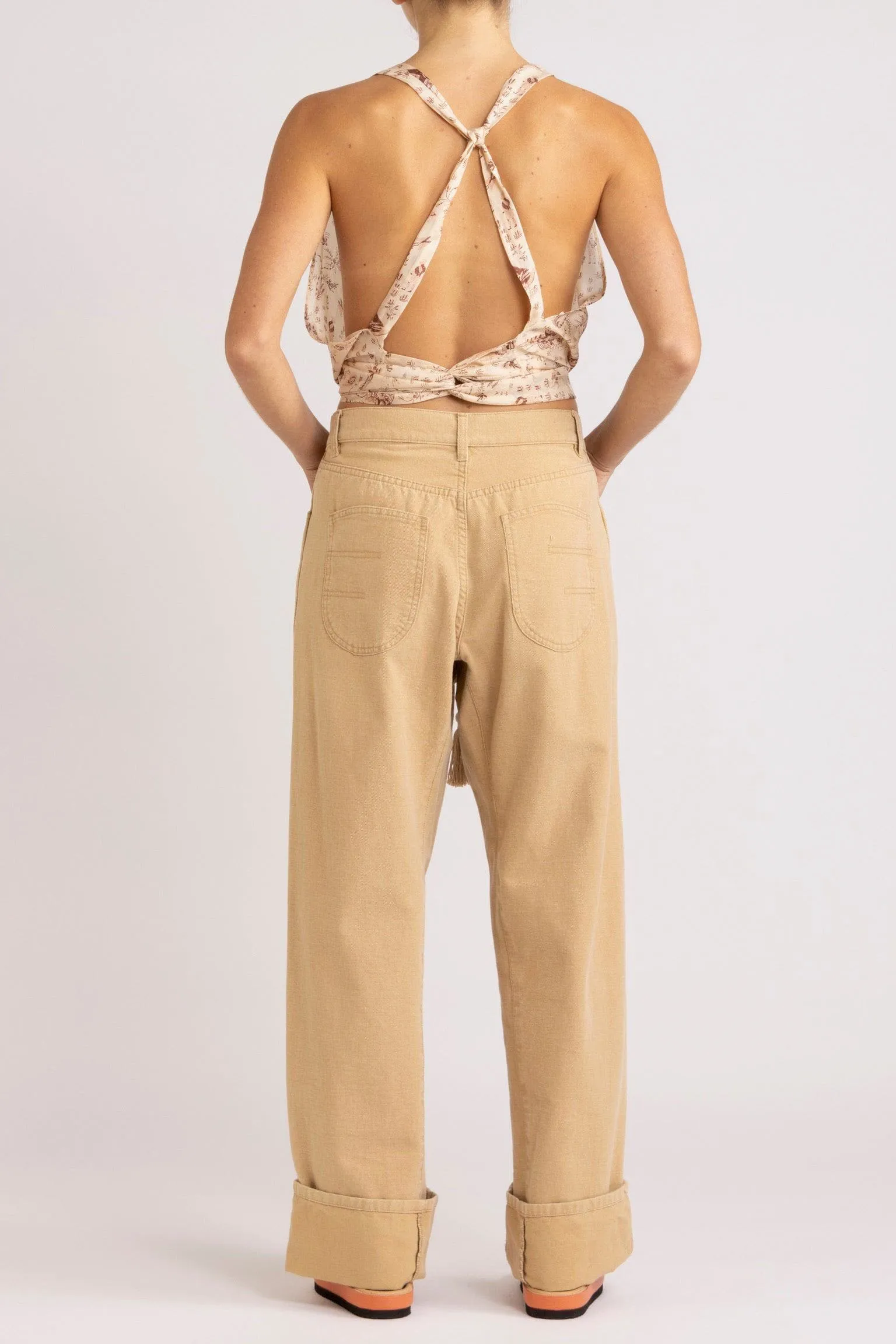 Sinclair Silk Habotai Tie Top