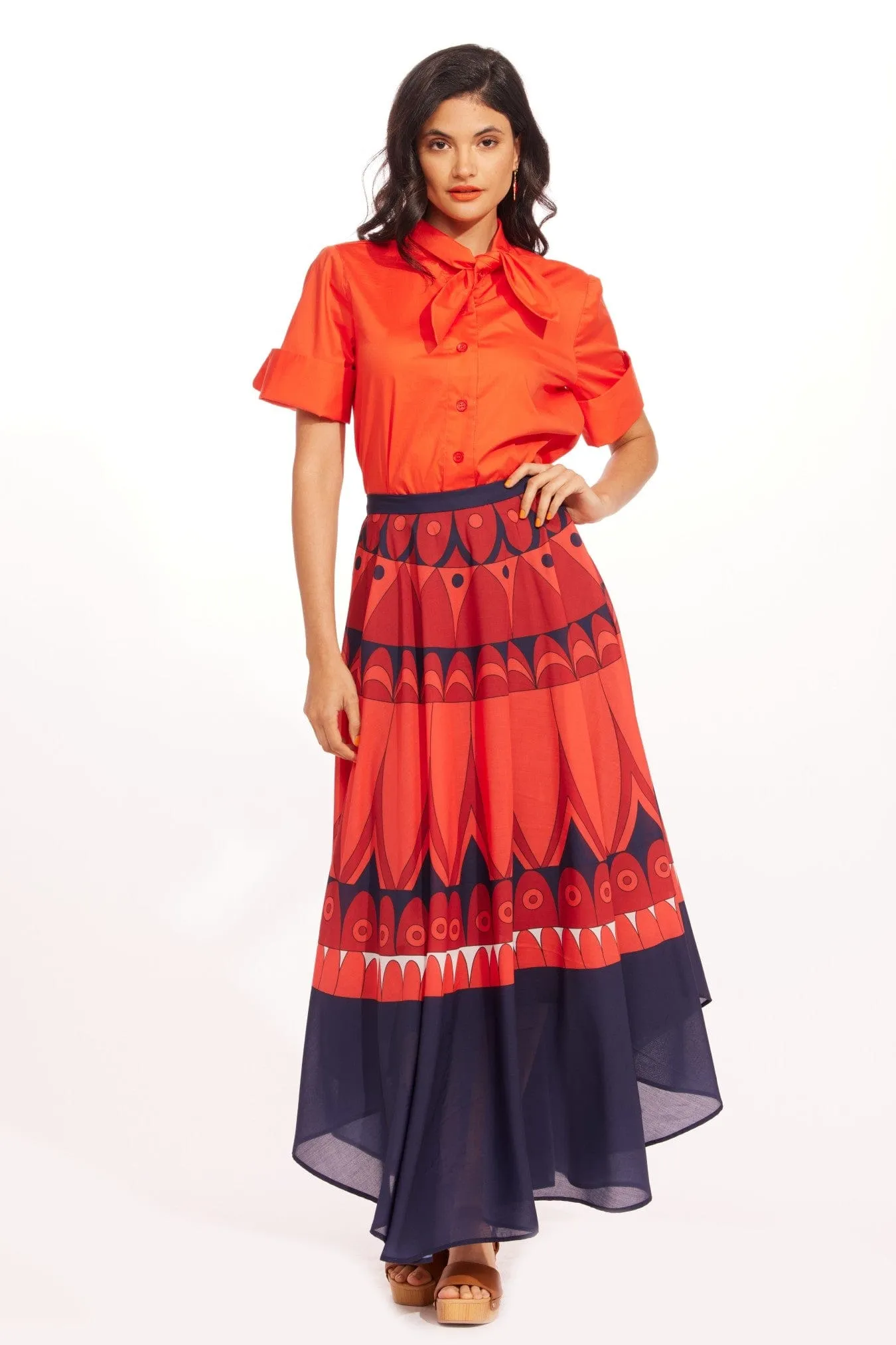 Sinead Maxi skirt - Neptune
