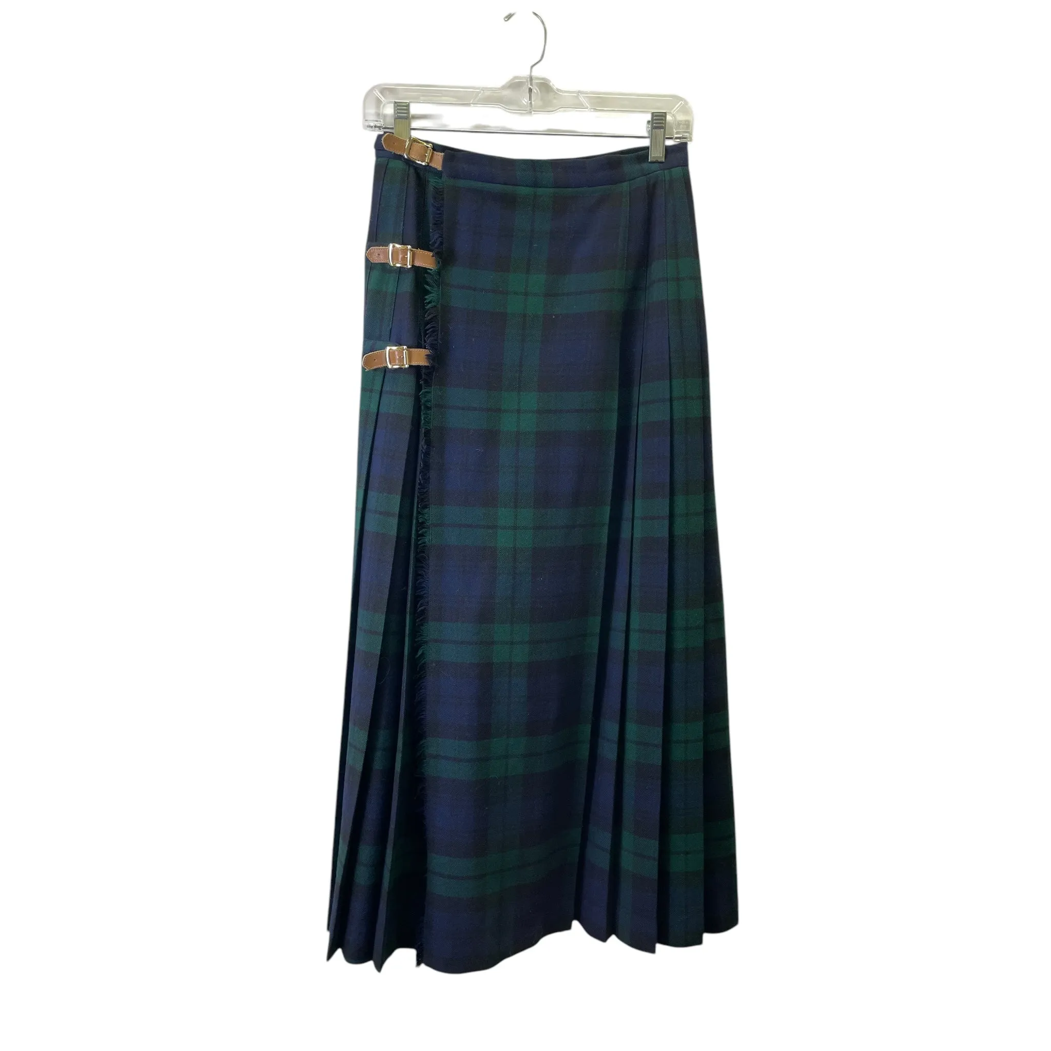 Skirt Maxi By Ralph Lauren In Blue & Green, Size:8