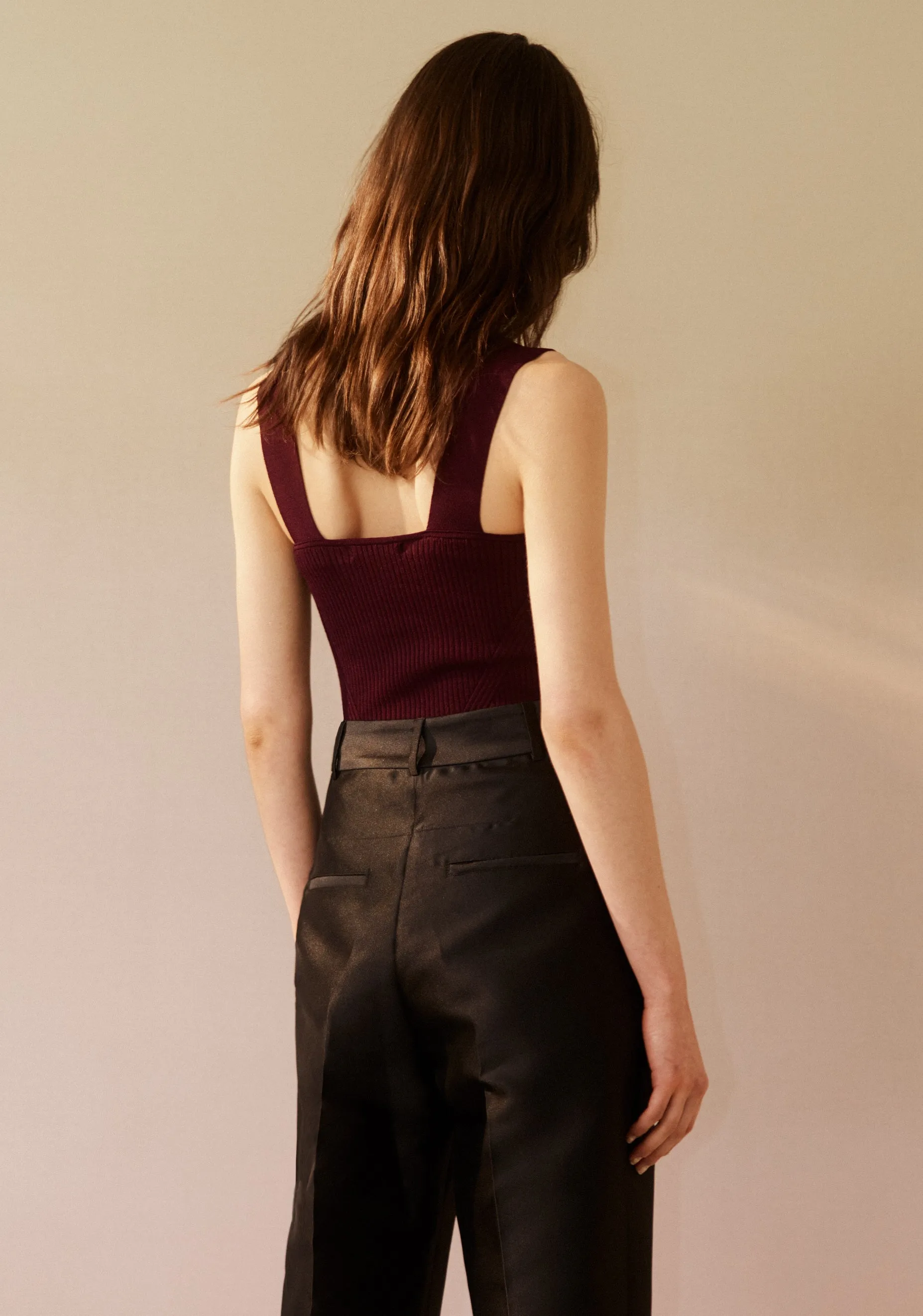 Sloane Knit Cami_Plum