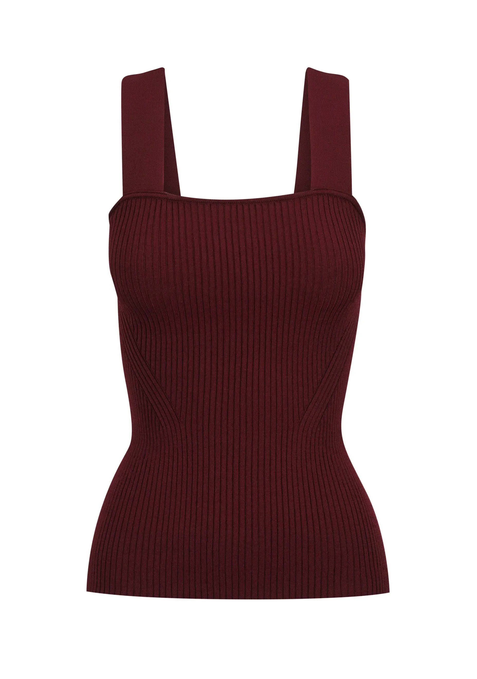Sloane Knit Cami_Plum