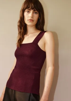 Sloane Knit Cami_Plum