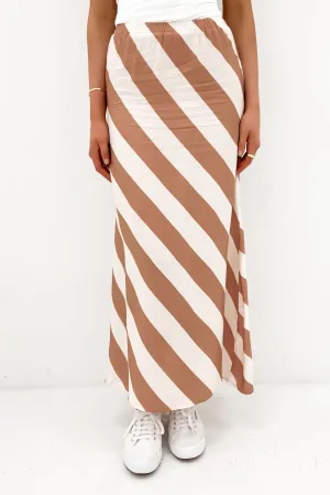 Soren Maxi Skirt Brown