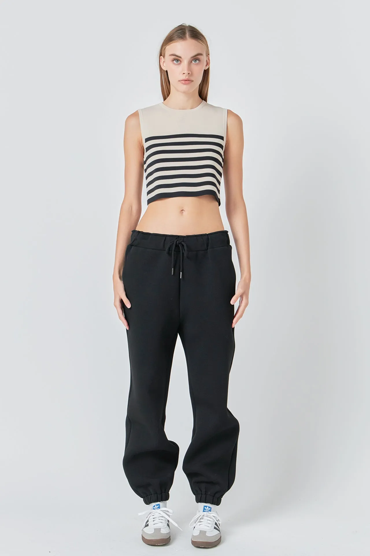 Striped Knit Top