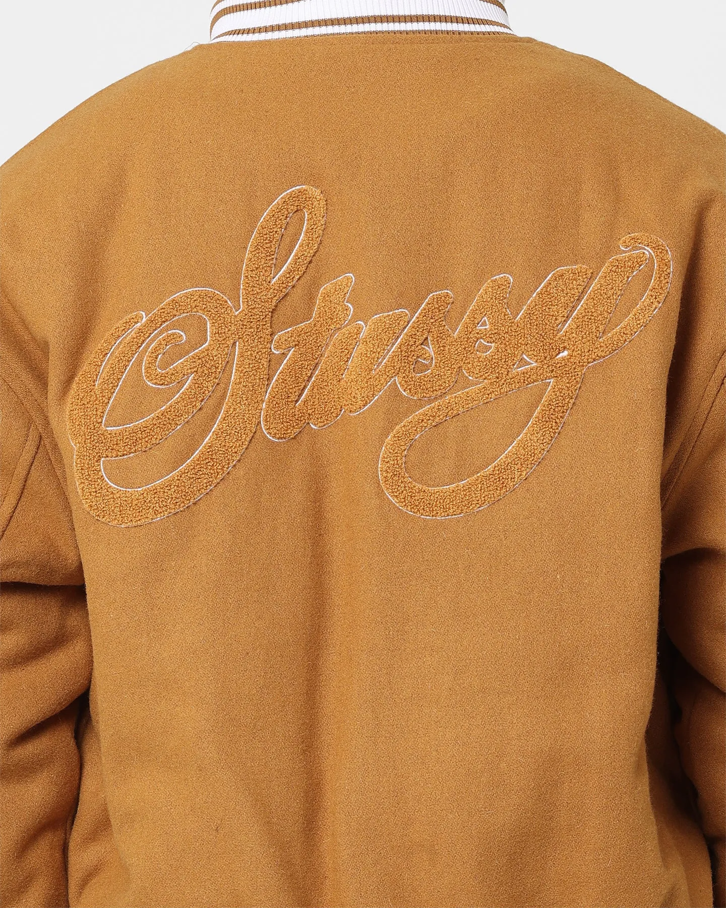 Stussy Varsity Jacket Khaki