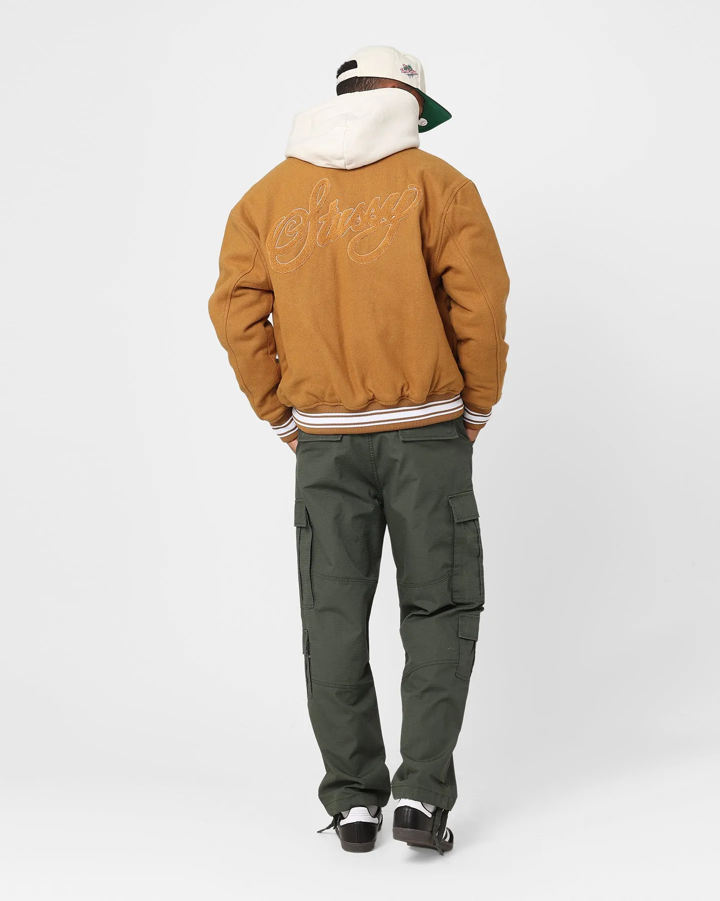 Stussy Varsity Jacket Khaki