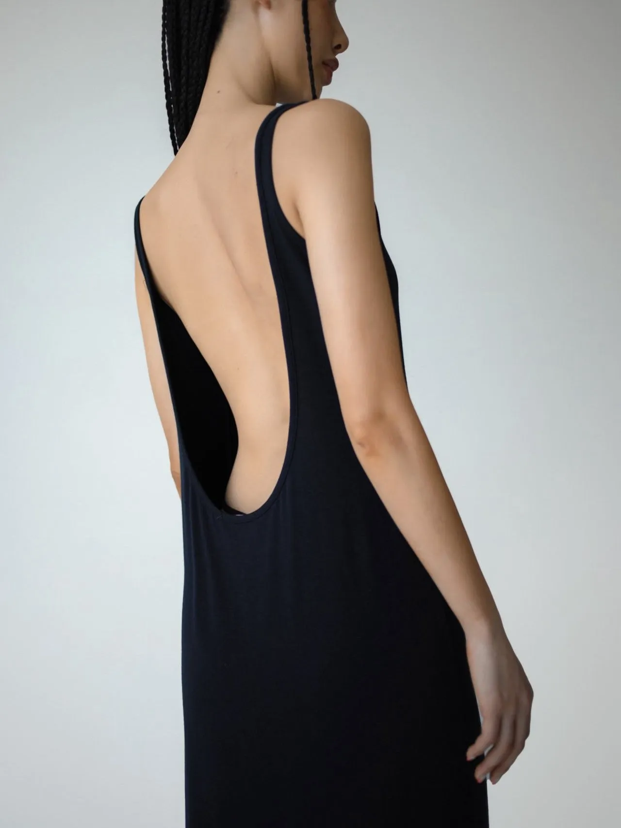 SUMMER BACKLESS MAXI SLEEVELESS DRESS