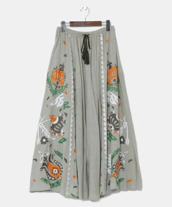 Suzani Maxi Skirt