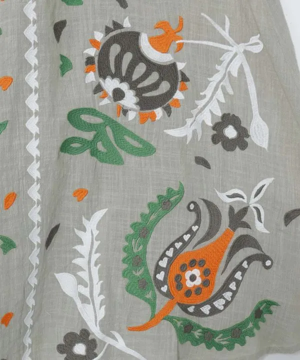 Suzani Maxi Skirt
