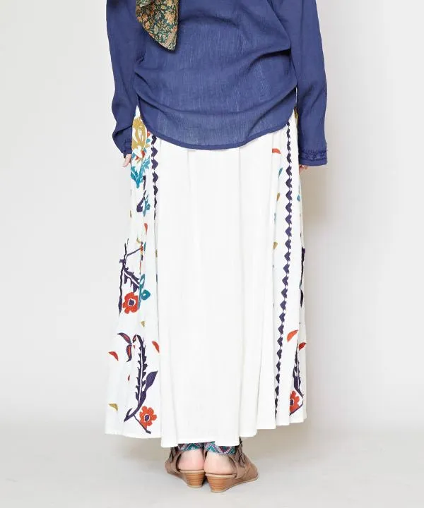 Suzani Maxi Skirt