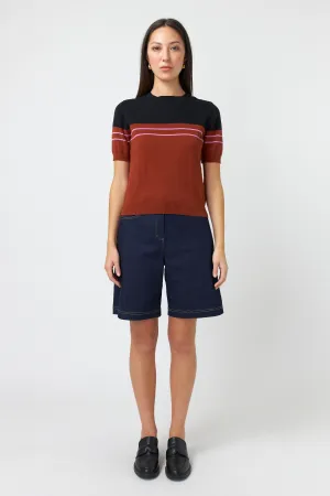 Sylvester Explorer Top - Black/Tobacco