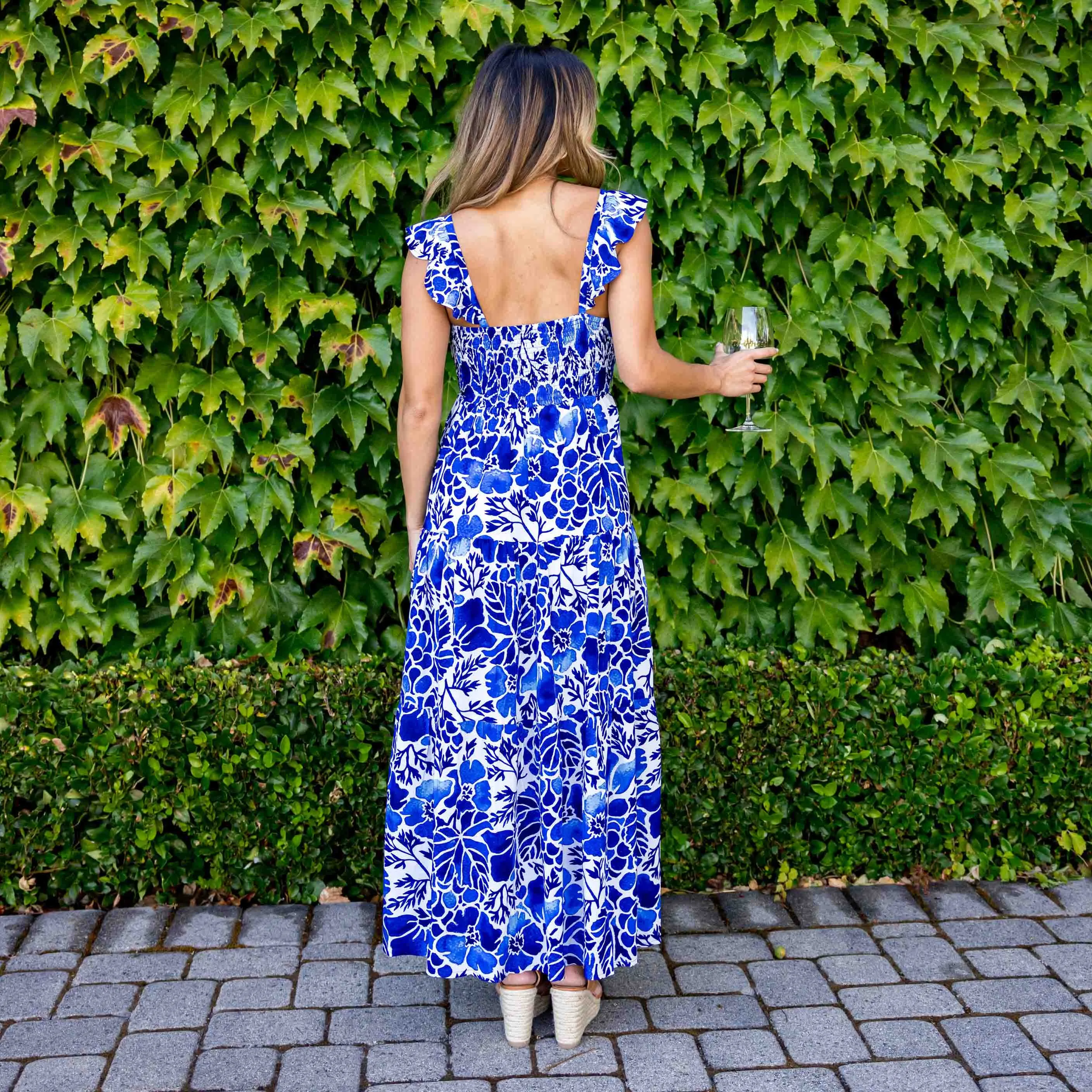The Napa - Resort Dress with Ruffle Straps