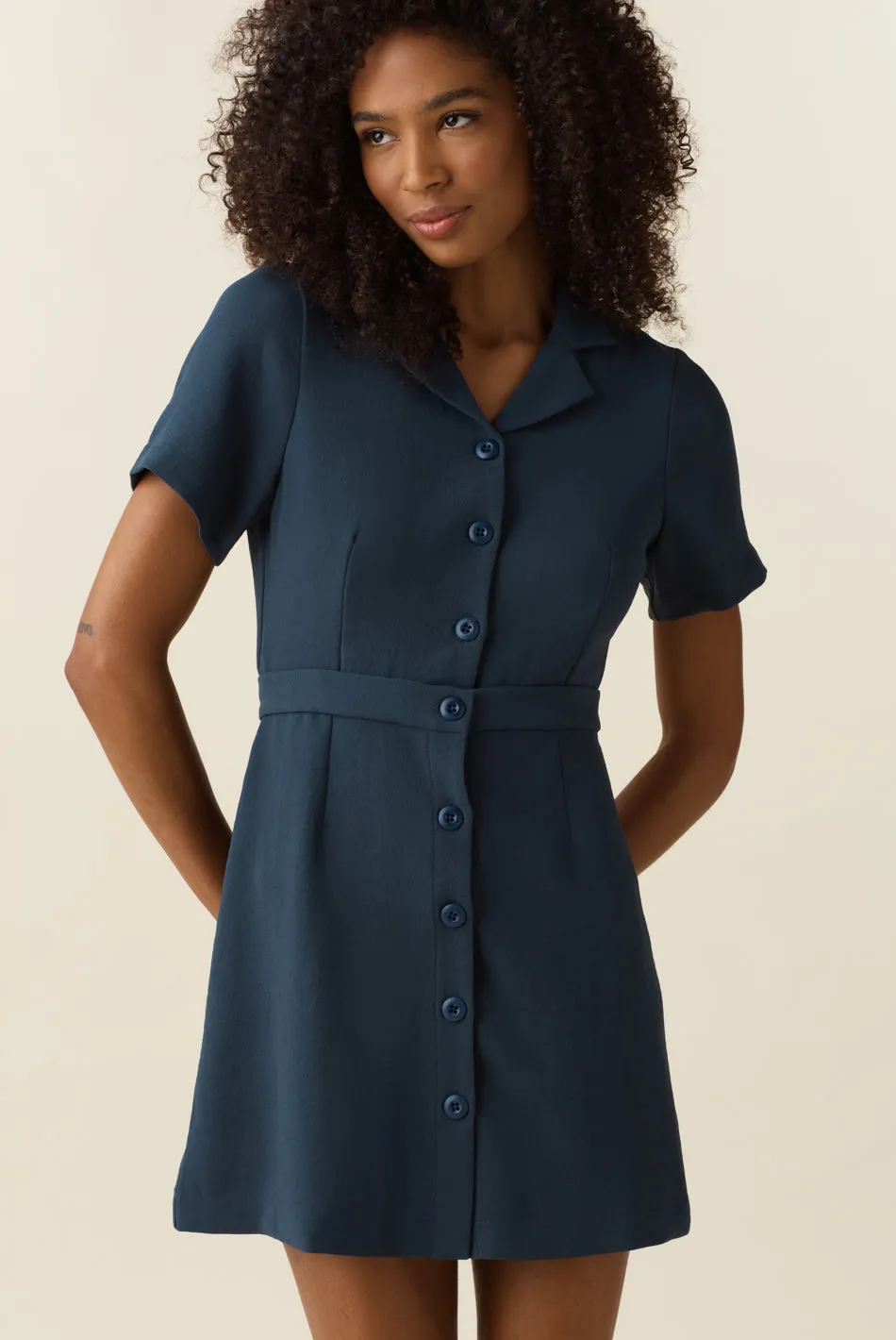 The Notch Collar Two Piece Dress - Limited Edition