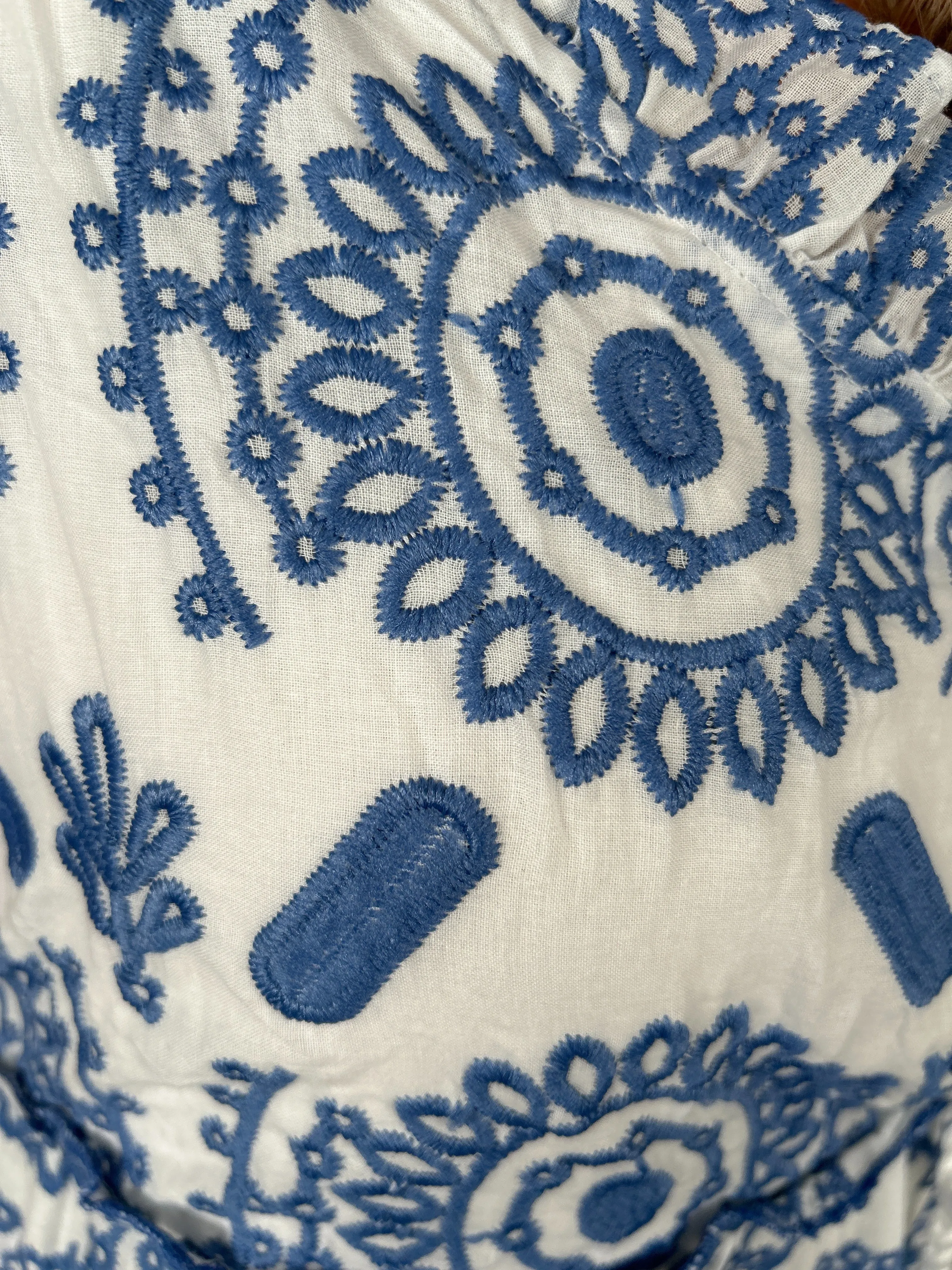 TJ Limited Edition Embroidered Blue Dress