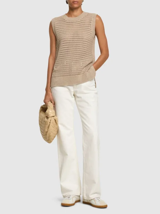 Varley   Darin cotton knit tank top 