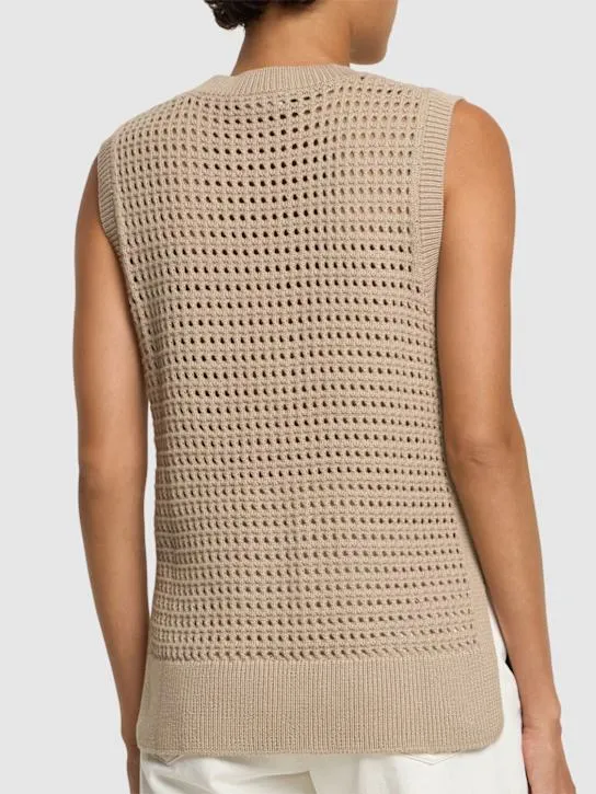 Varley   Darin cotton knit tank top 