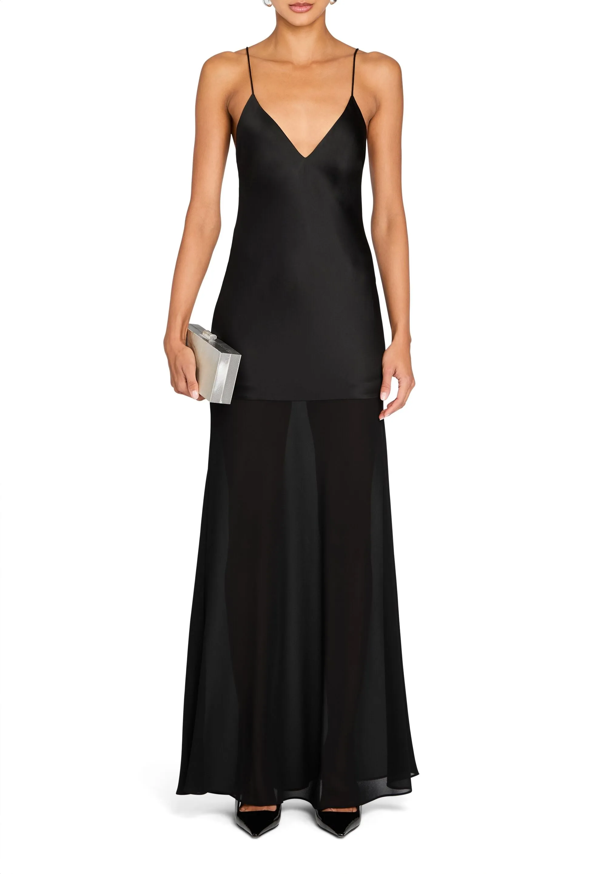 Vienna Satin Maxi Dress