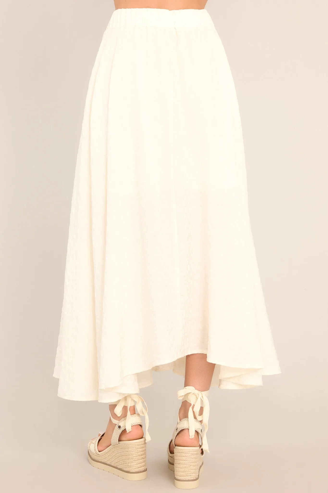 What Makes Life Great Ivory Maxi Skirt