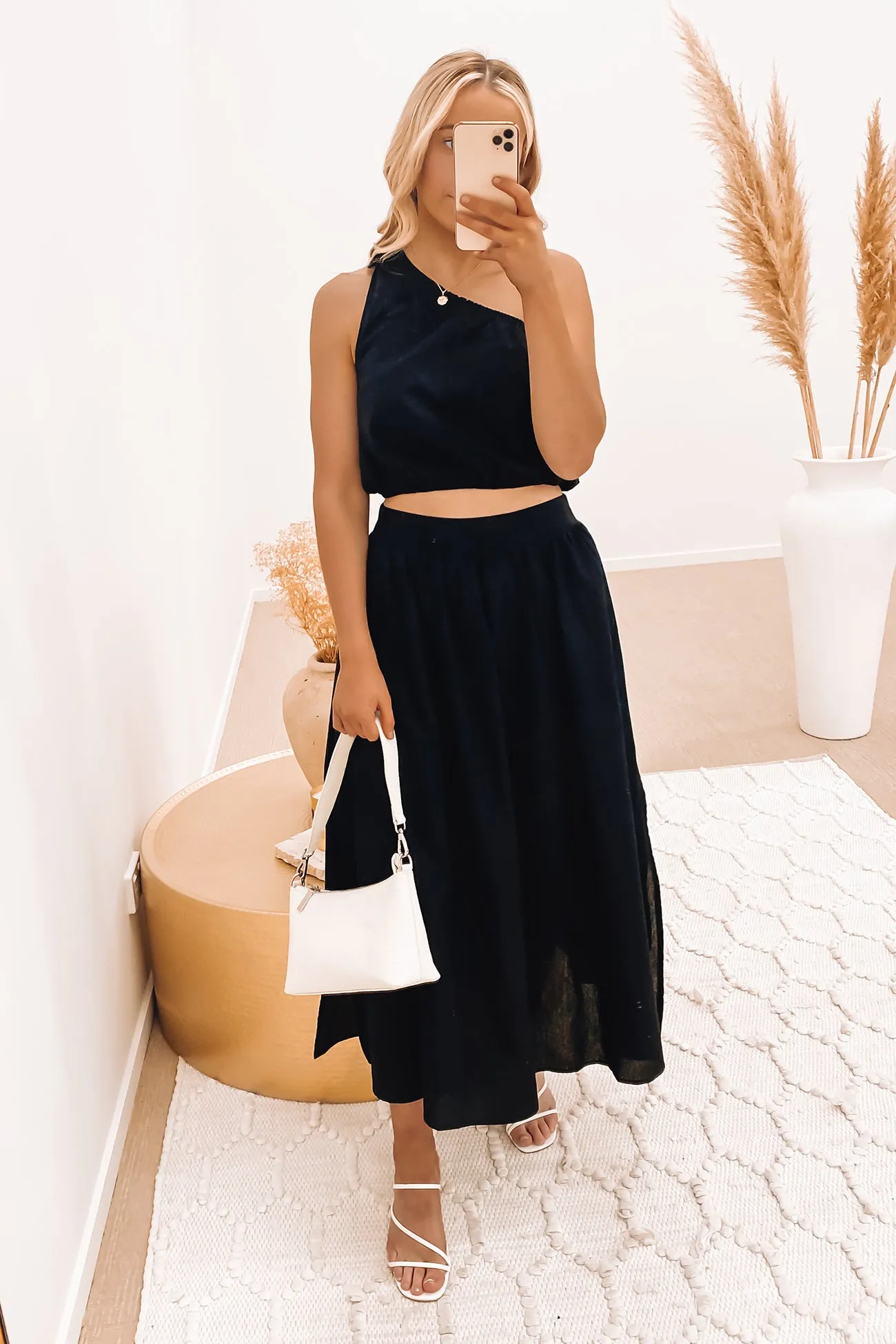 Winnie Crop Black